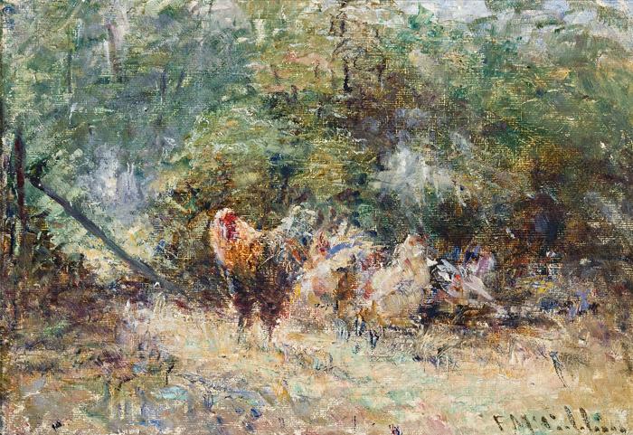 Frederick Mccubbin Study of Poultry china oil painting image